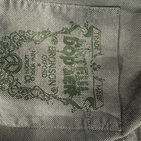 Artful Dodger green oxford shirt with rollup sleeves Large - Picture 12 of 12